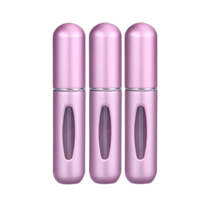 INSPIRA - Set de 3 Atomizadores Recargables para Perfume para Viaje