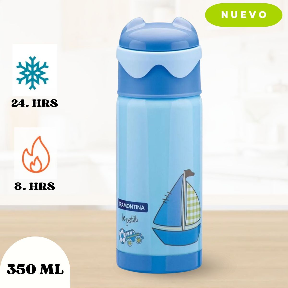 TRAMONTINA - Termo Niños Le Petit Blue 350ml