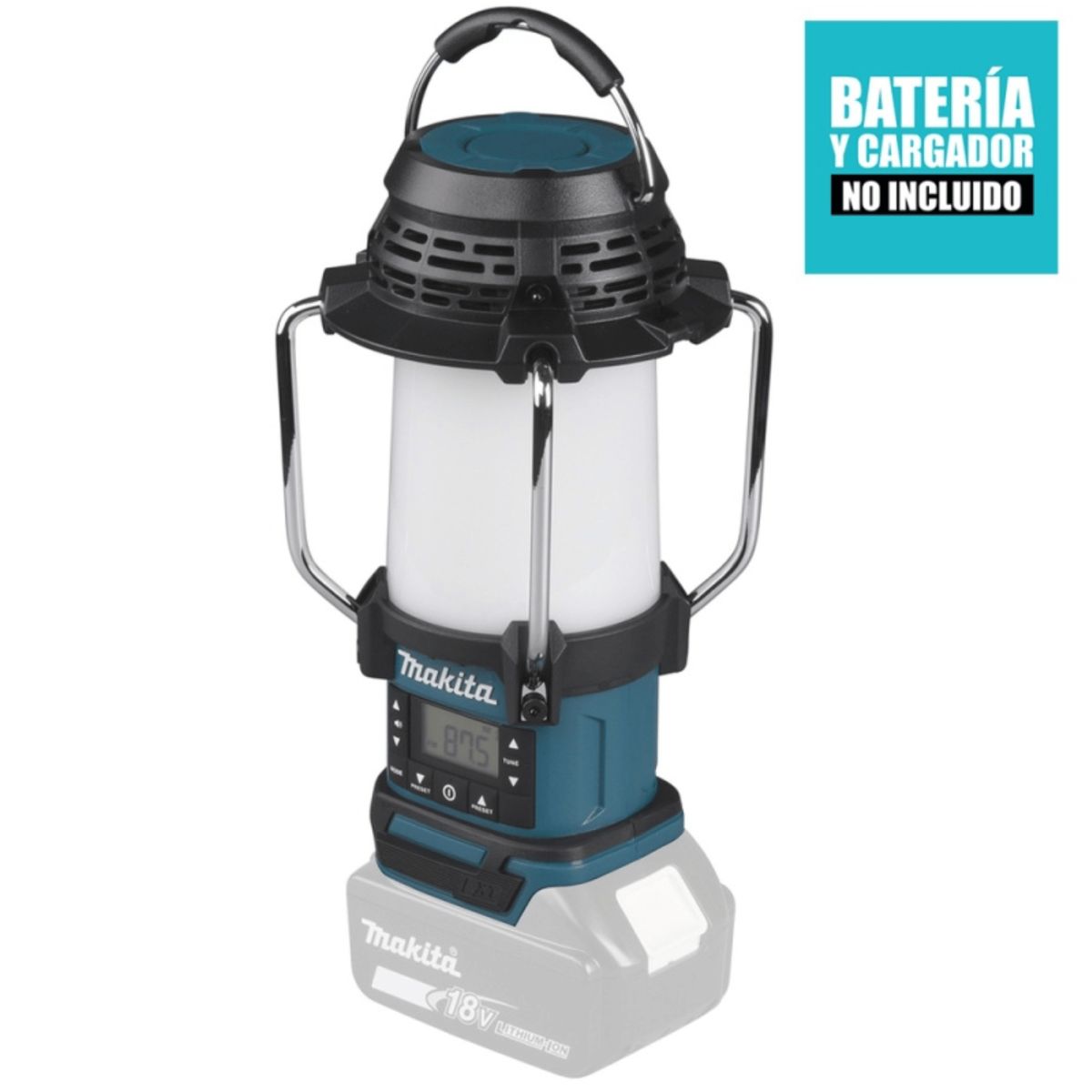 MAKITA - Radio con Linterna 14418V LXT AMFM Baretool Makita DMR055