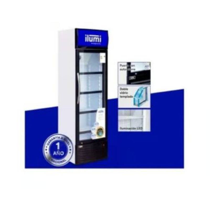 ILUMI - Visicooler con iluminación LED de 320 litros BC-3200