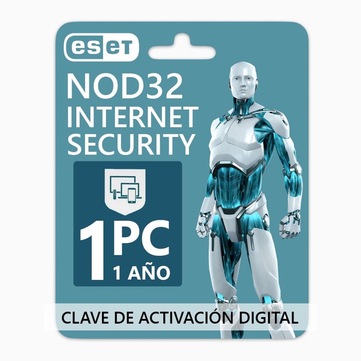 ESET - Antivirus ESET NOD32 Internet Security 1PC 1 Año