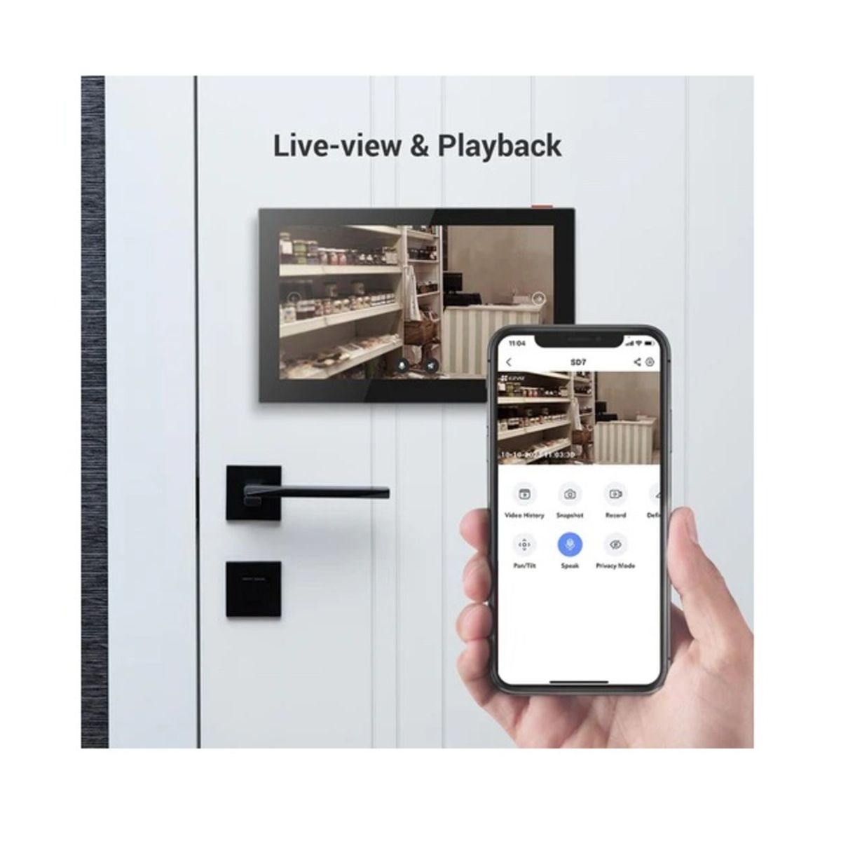 EZVIZ - Monitor Táctil para Videoportero Wi-Fi Ezviz SD7
