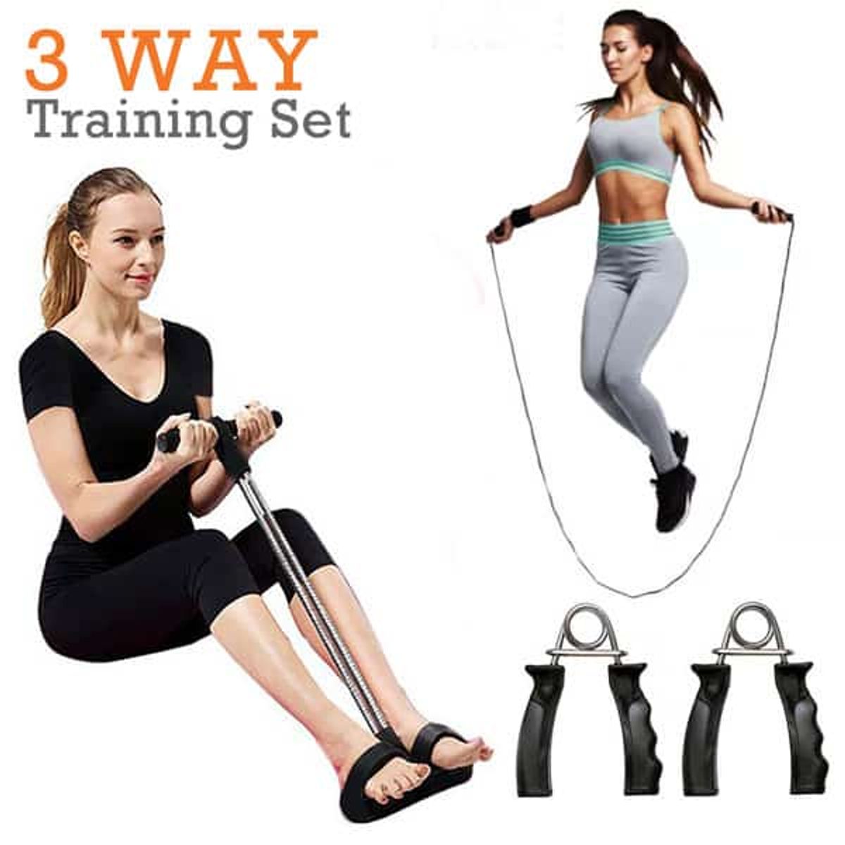 OEM - Set de Entrenamiento Salta Soga + Resorte + Empuñadura