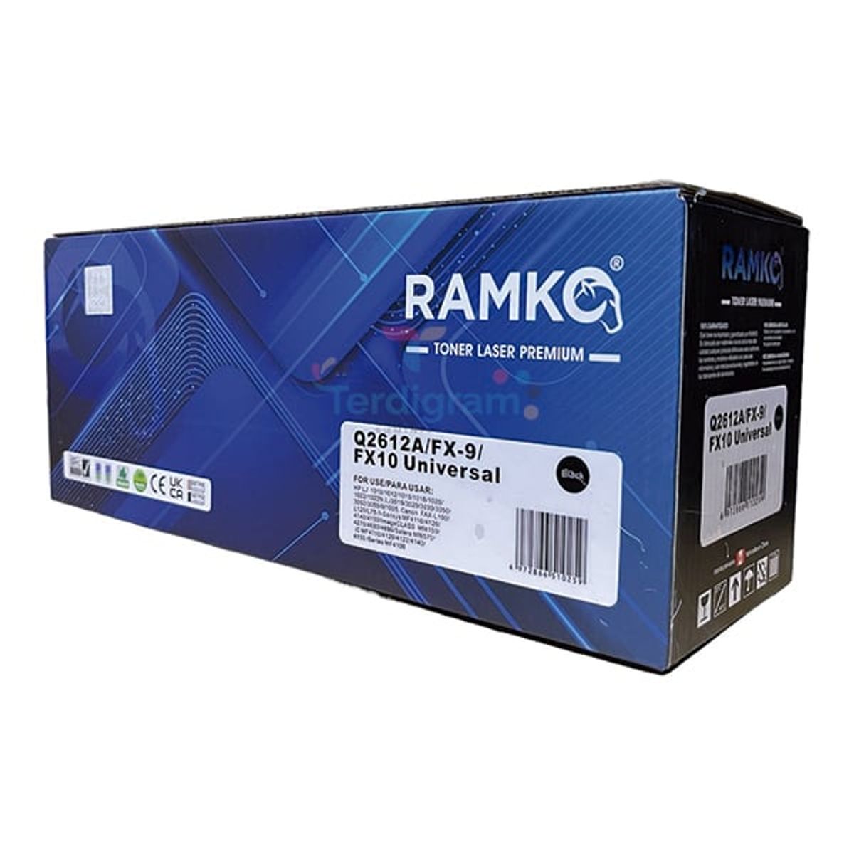 RAMKO - TONER COMPATIBLE 12A (Q2612A) NEGRO 2,000 PG