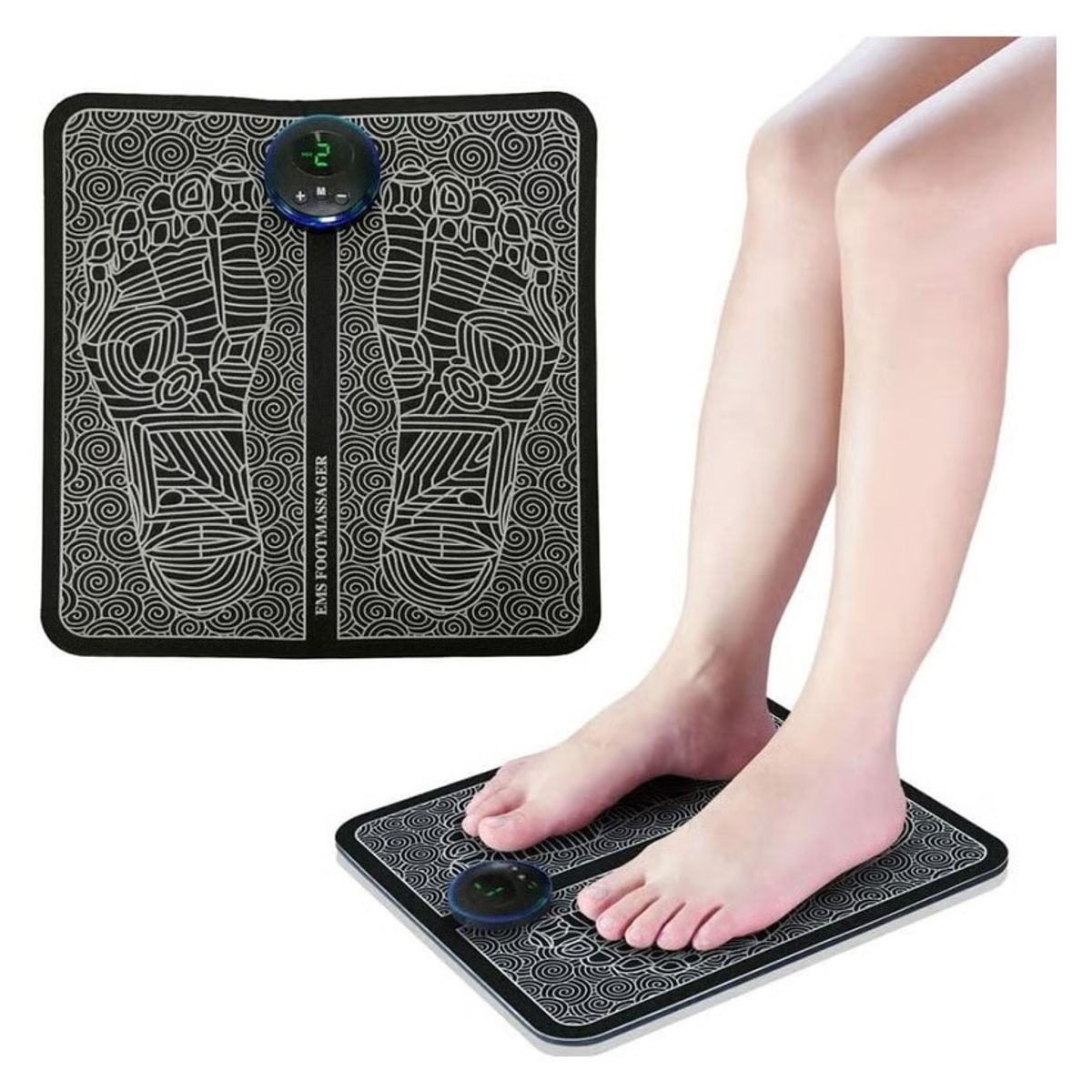 GENERICO - Electro Masajeador de Pies Relajación Alivia Fatiga