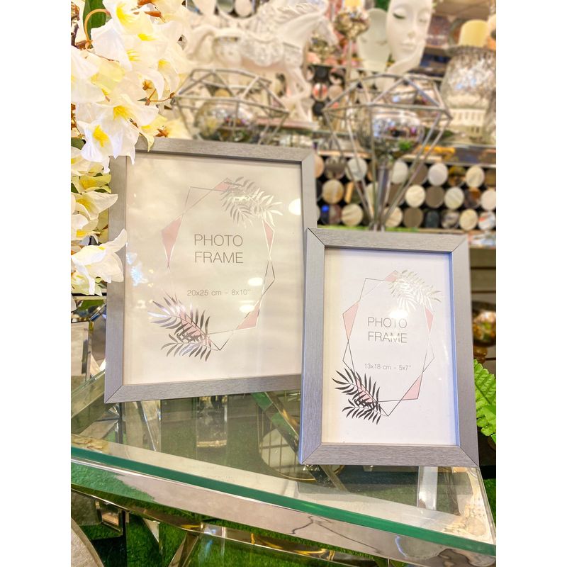 CONCEPT - Marco de Fotos Plomo 2pz 5x7-8x10 cm