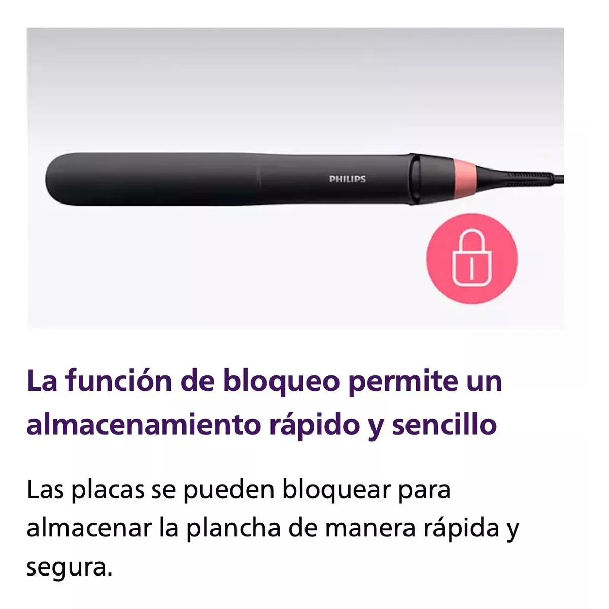 PHILIPS - Alisadora De Keratina Philips 6 Temperaturas Y Autoapagado