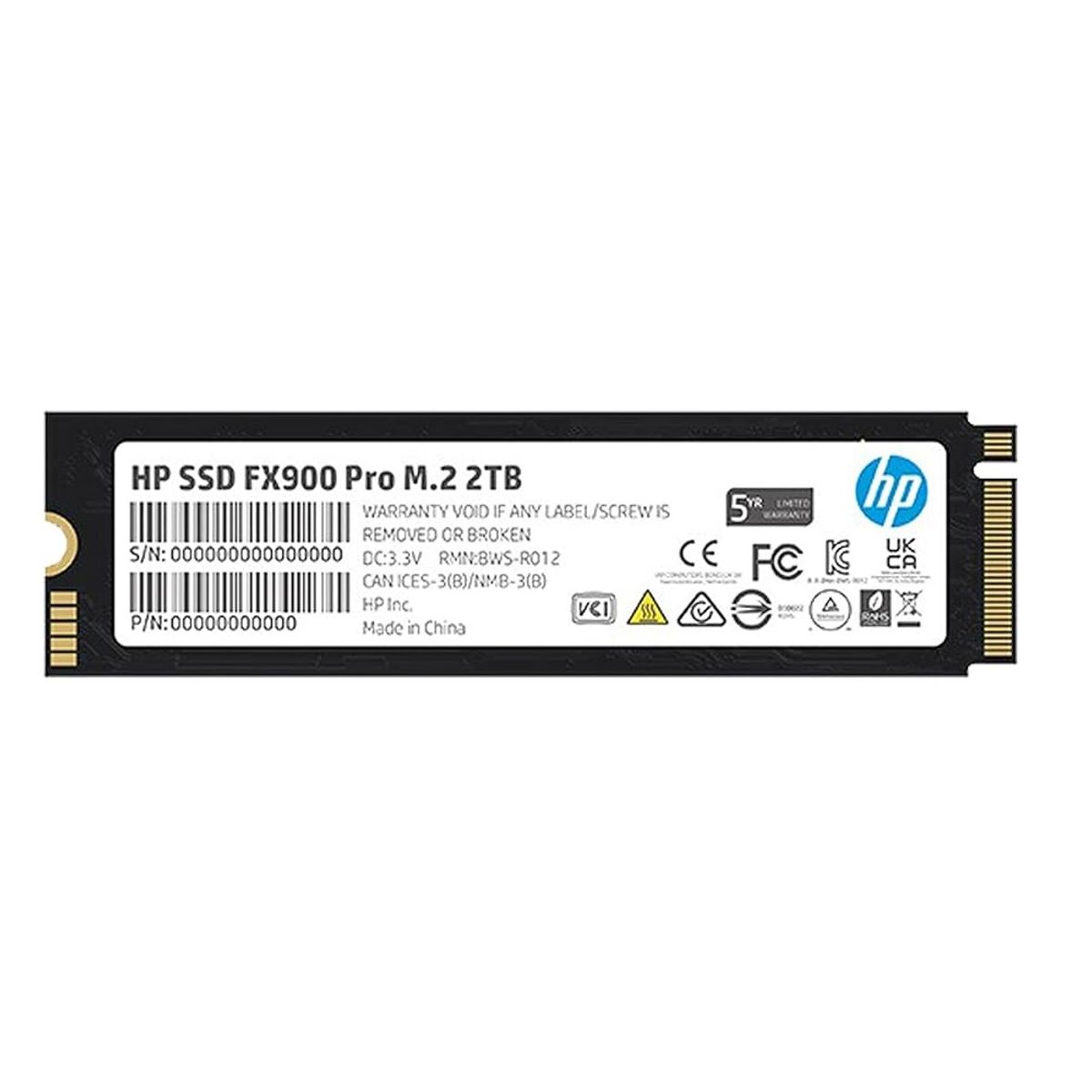 HP - Disco Solido SSD HP FX900 PRO 2TB M2 2280 PCIe 4.0 4A3U1AA#