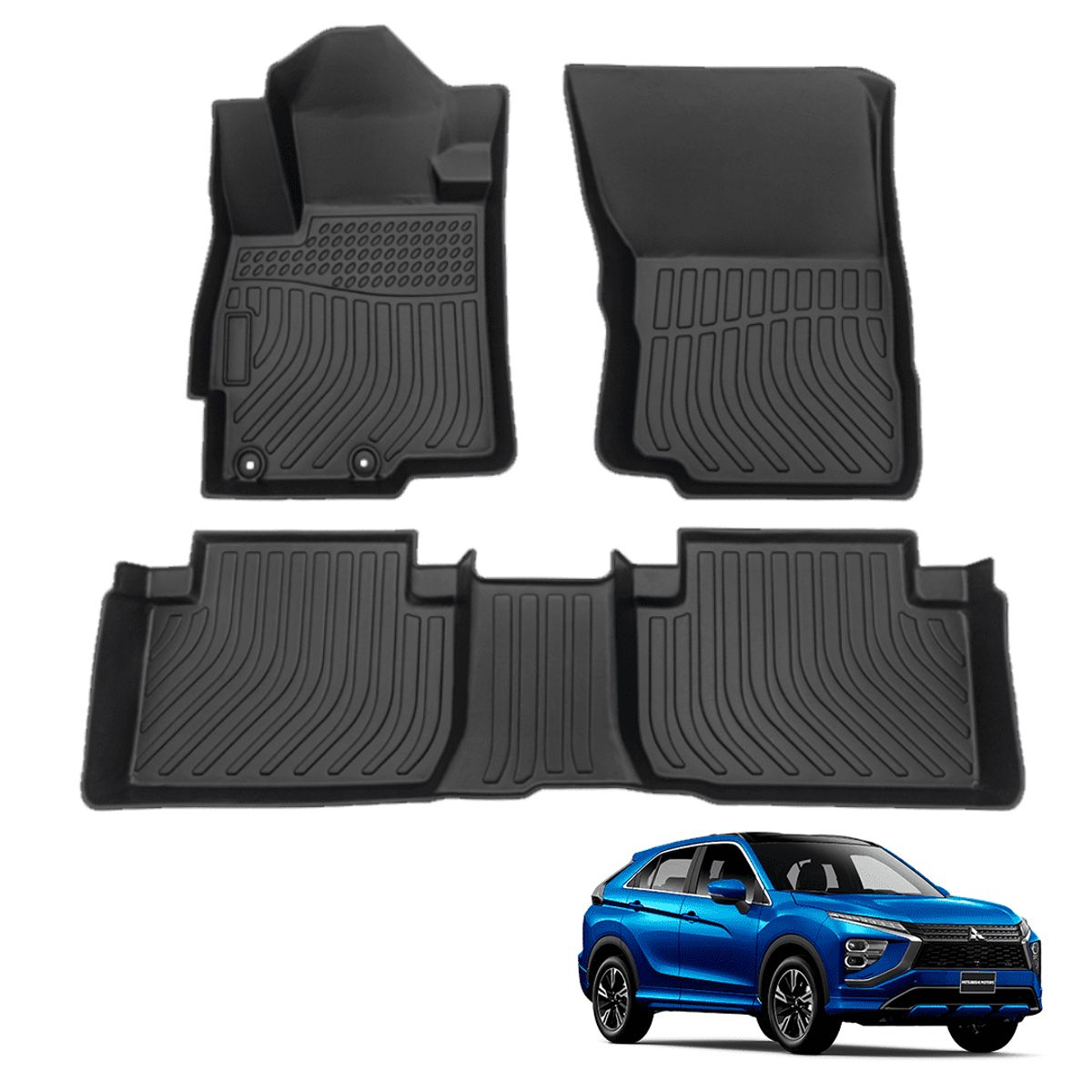 TECGO - PROTECTOR PISO 5D TPE MITSUBISHI ECLIPSE CROSS 2018-2023