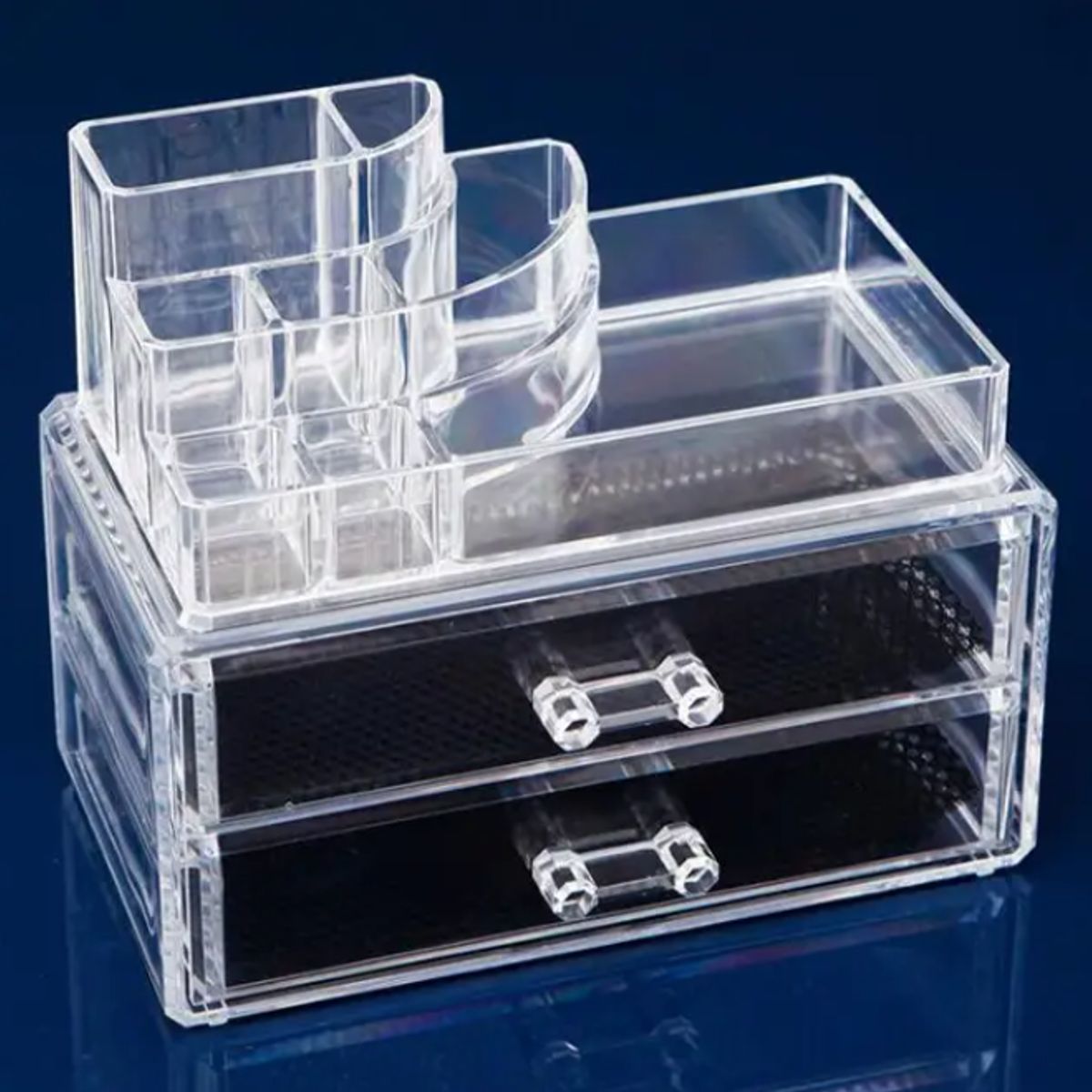 GENERICO - JOYERO ORGANIZADOR ACRILICO 2 PIEZAS