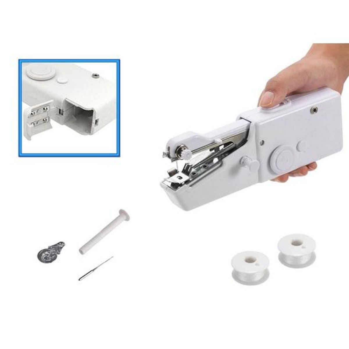 OEM - Máquina de Coser Portatil de Mano Pila Handy Stitch Portatil