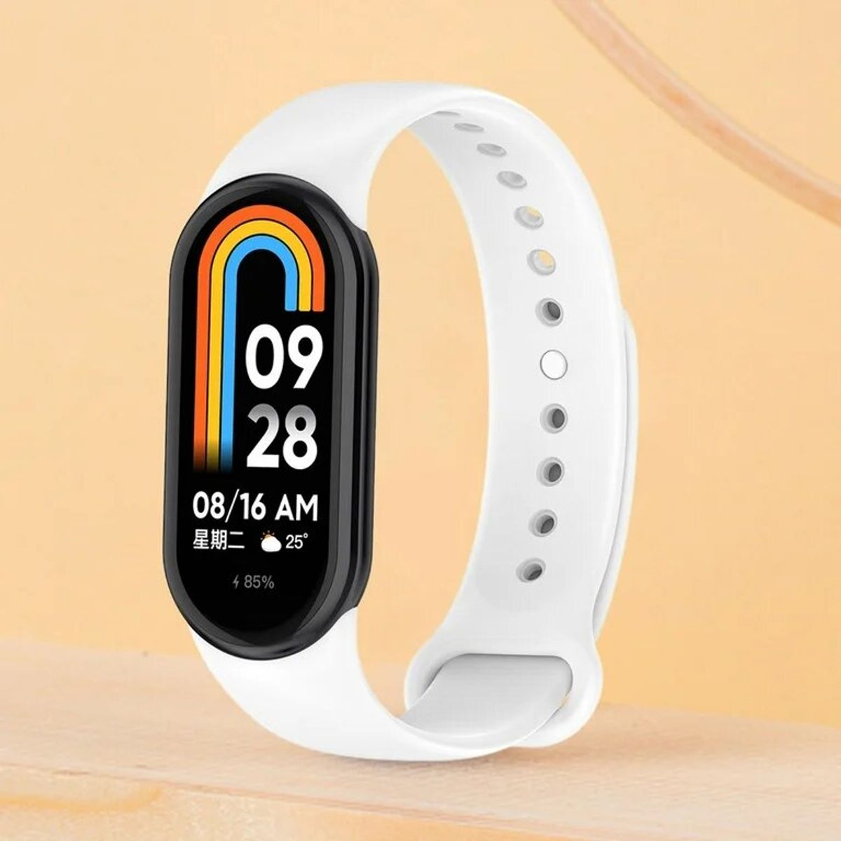 GENERICO - Correa Compatible con Xiaomi Mi Band 8 - Blanco