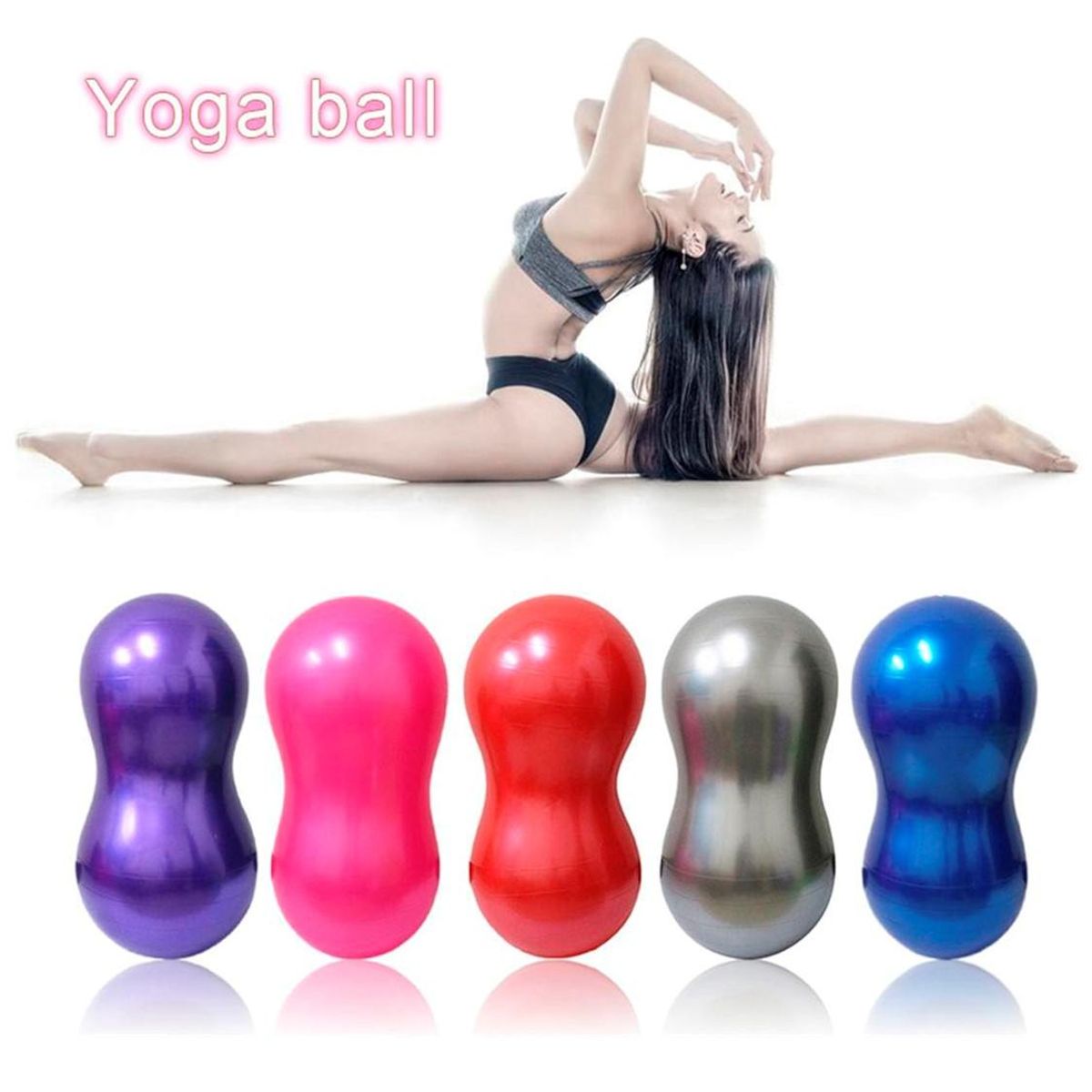 GENERICO - Pelota Ovalada Pilates Maní