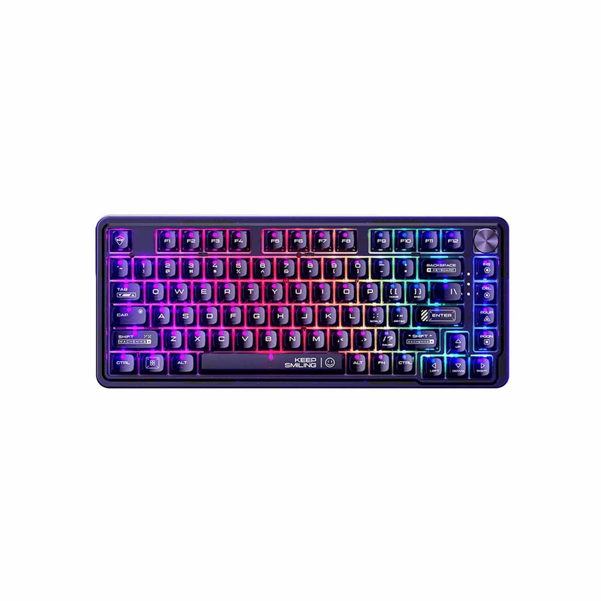 MACHENIKE - Teclado Gamer Machenike K500F-Rgb Crystal Usb K500F-B81 Purple