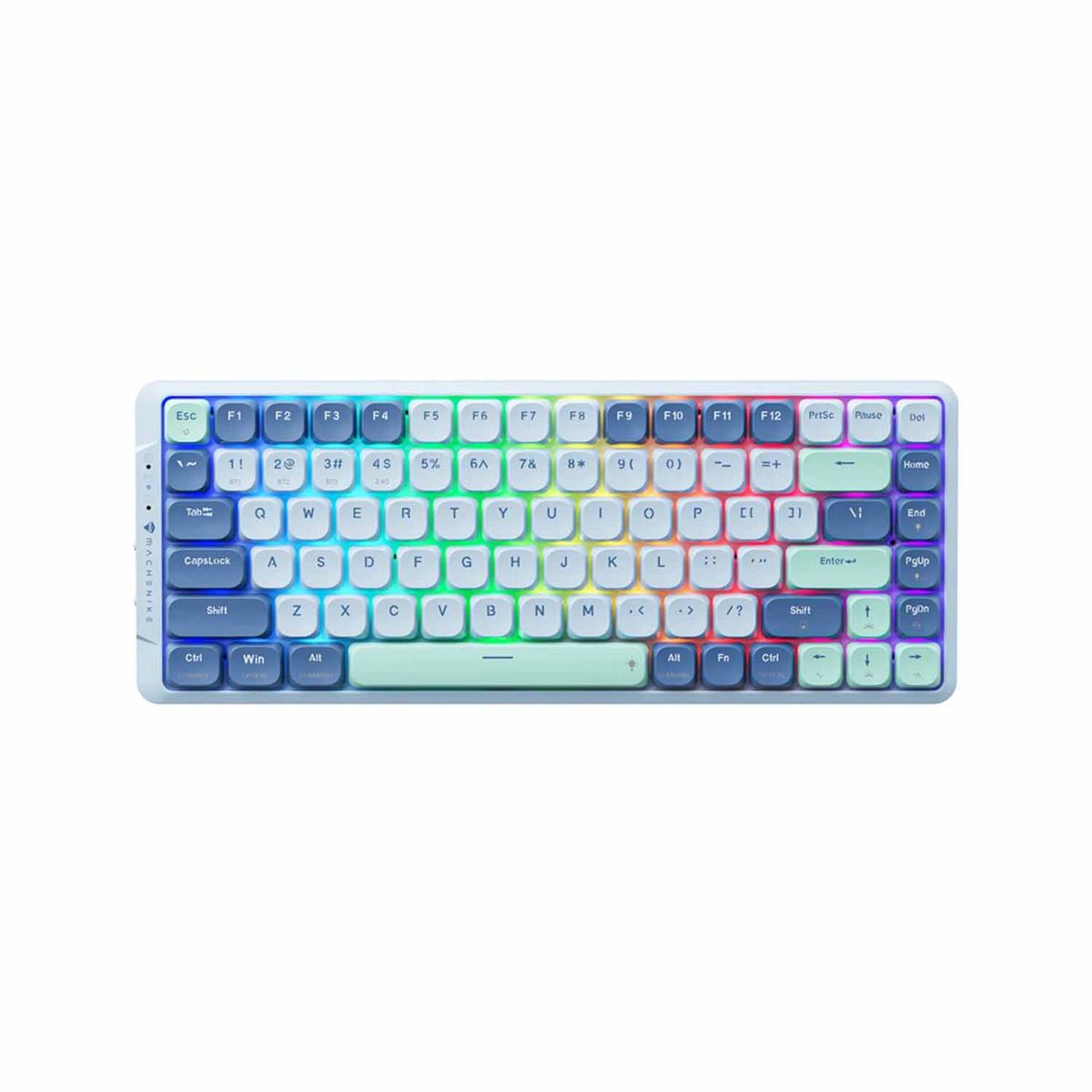 MACHENIKE - Teclado Gamer Machenike Air50-B80 Switch Red Rgb Indigo Grey Blue