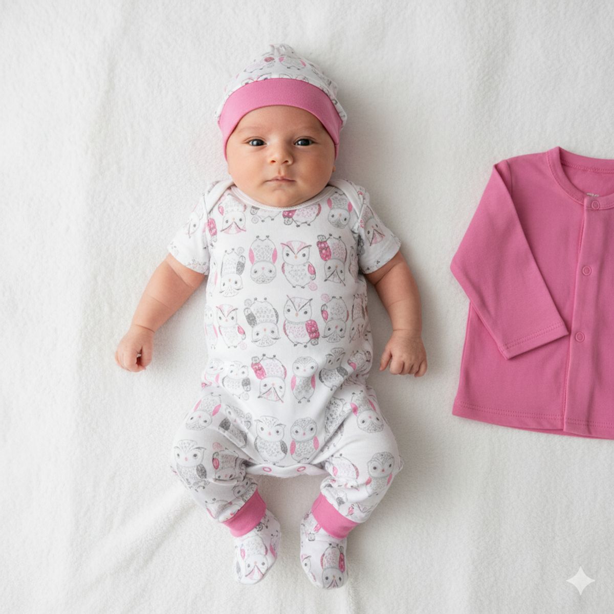 GENERICO - Ajuar para bebe Buho