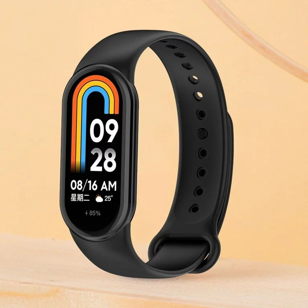 GENERICO - Correa Compatible con Xiaomi Mi Band 8 - Negro