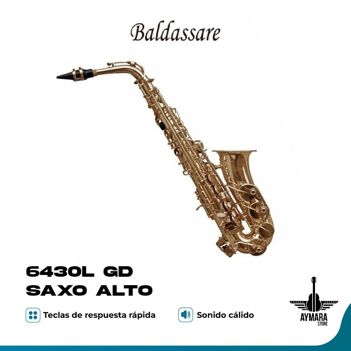BALDASSARE - Saxo Alto Baldassare 6430l Gd Dorado