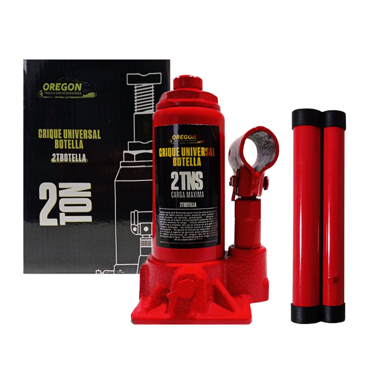 OREGON - Gata Hidráulica Tipo Botella 2 Ton Universal Auto Oregon
