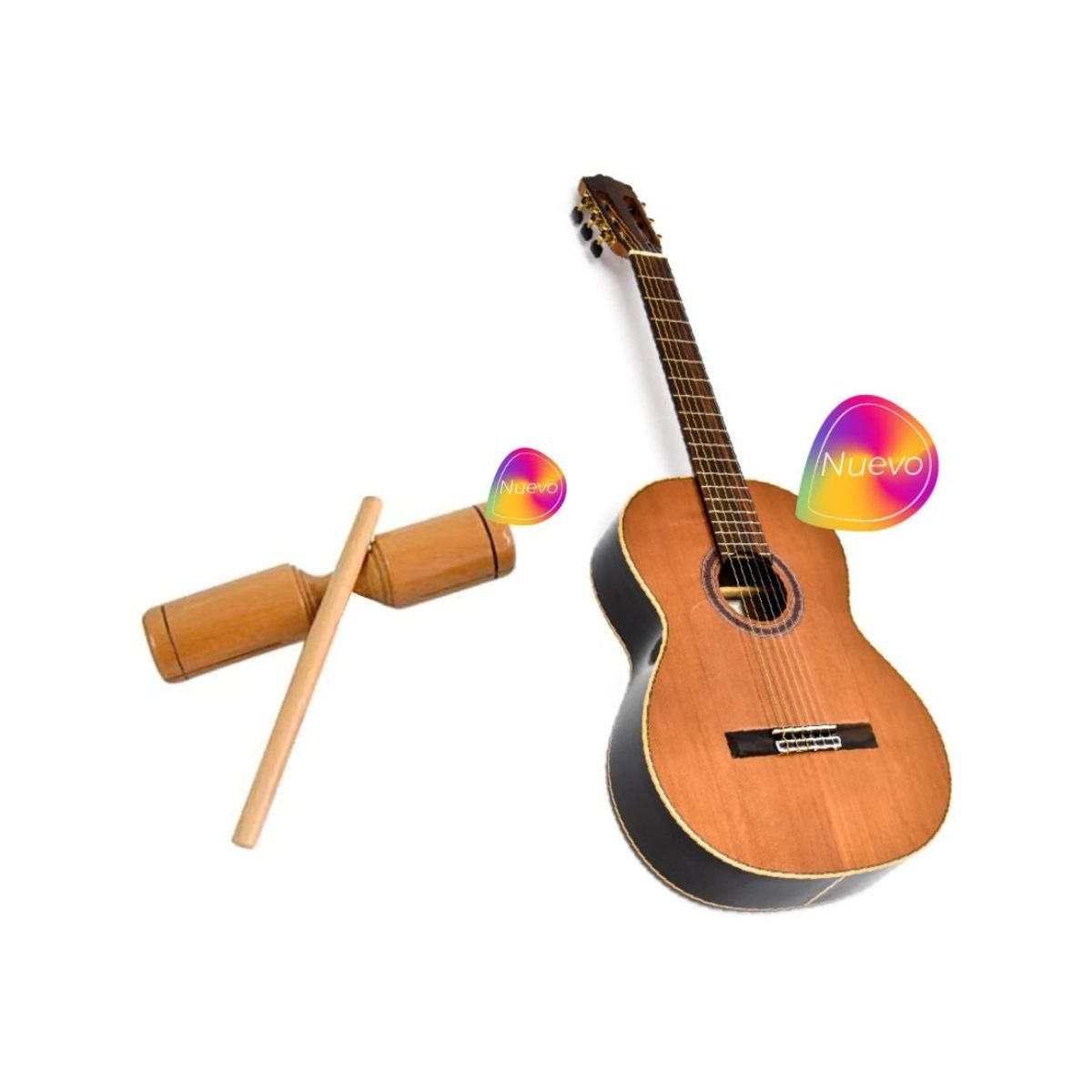 GENERICO - Juguete Musical Guitarra Pequeña + Toc Toc