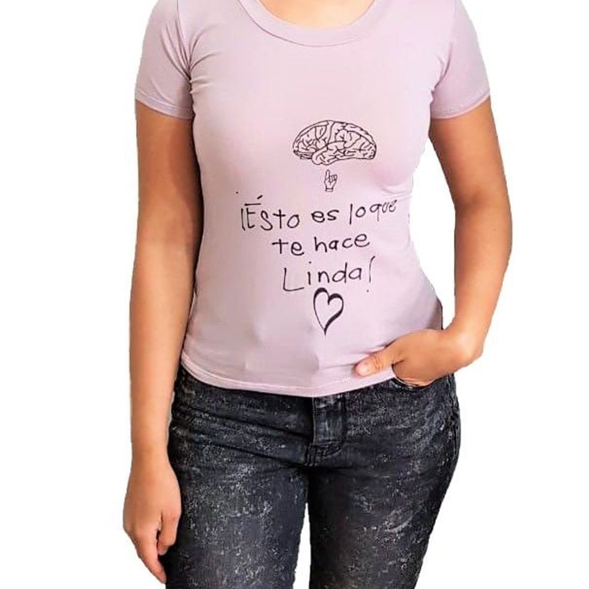 GENERICO - Polo mujer manga corta- Nathalie Love It - Lila