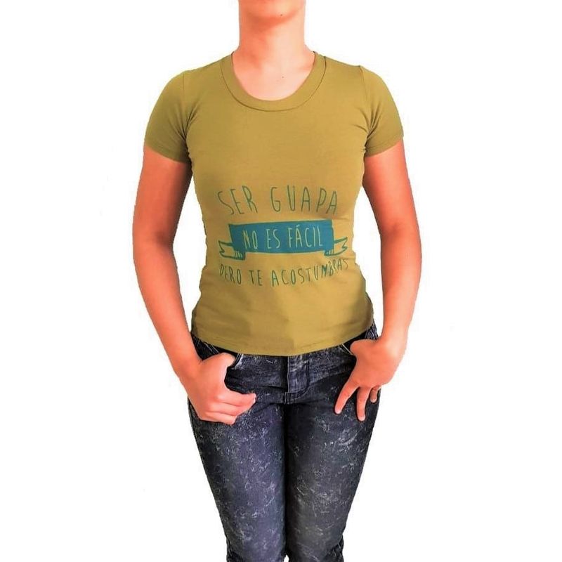 GENERICO - Polo mujer manga corta- Nathalie Love It - Verde