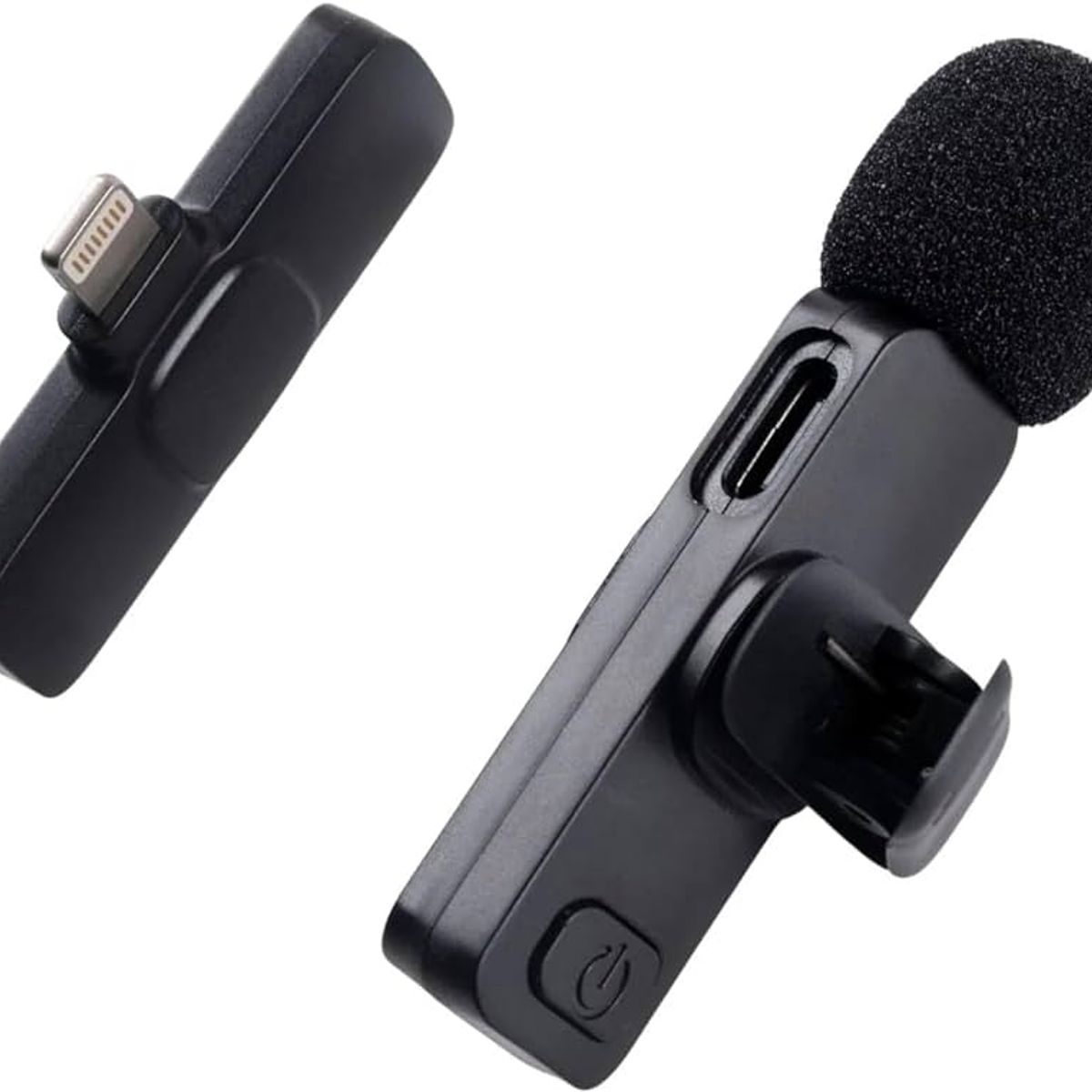 GENERICO - Micrófono Solapero Inalámbrico Entrada para iPhone Recargable