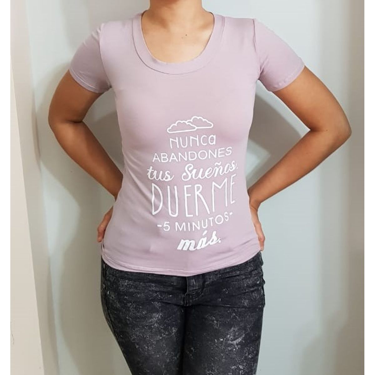 GENERICO - Polo mujer manga corta- Nathalie Love It - Lila