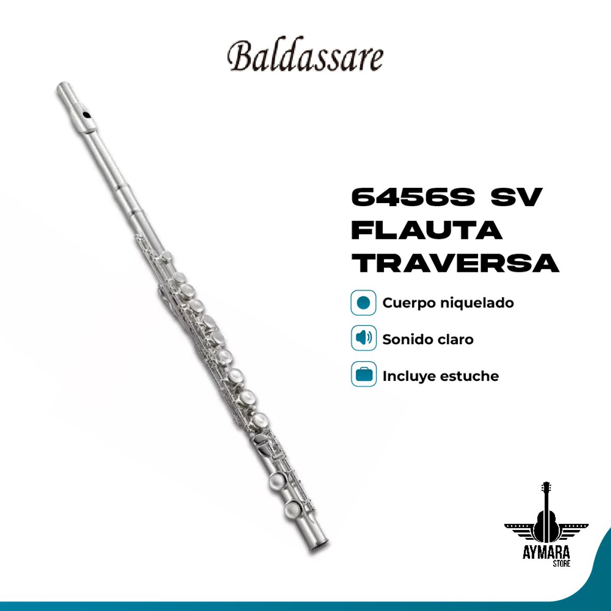 BALDASSARE - Flauta Traversa Baldassare 6456S SV
