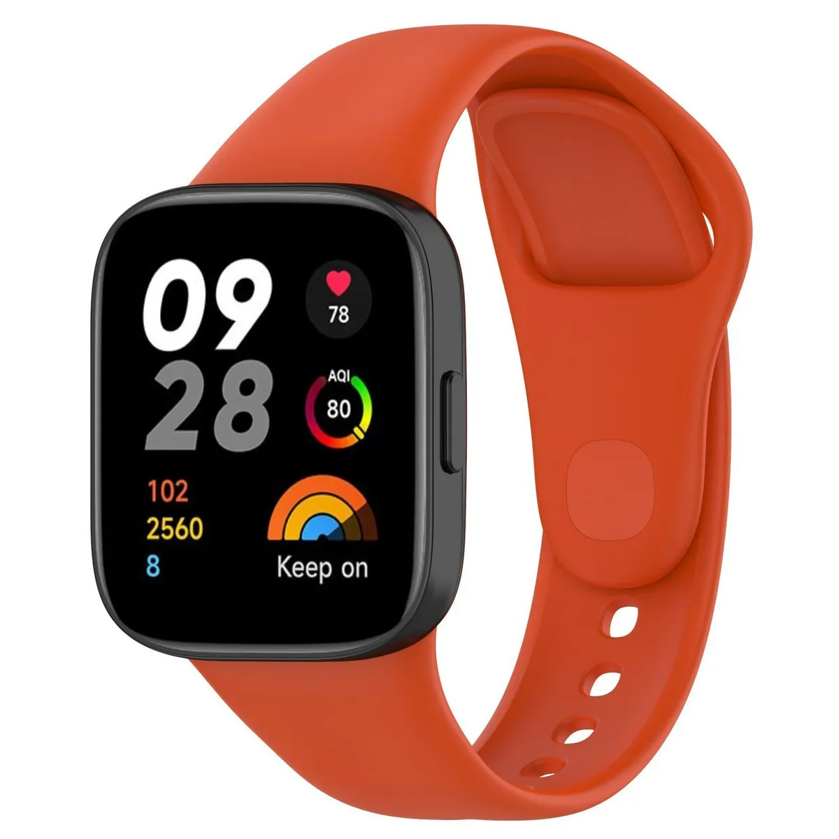 GENERICO - Correa de Silicona para Redmi Watch 3  Active-  Naranja
