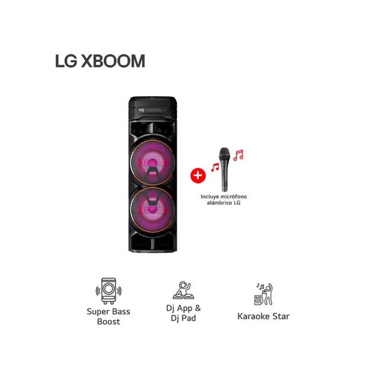 LG - Equipo de Sonido LG BT XBoom RNC9