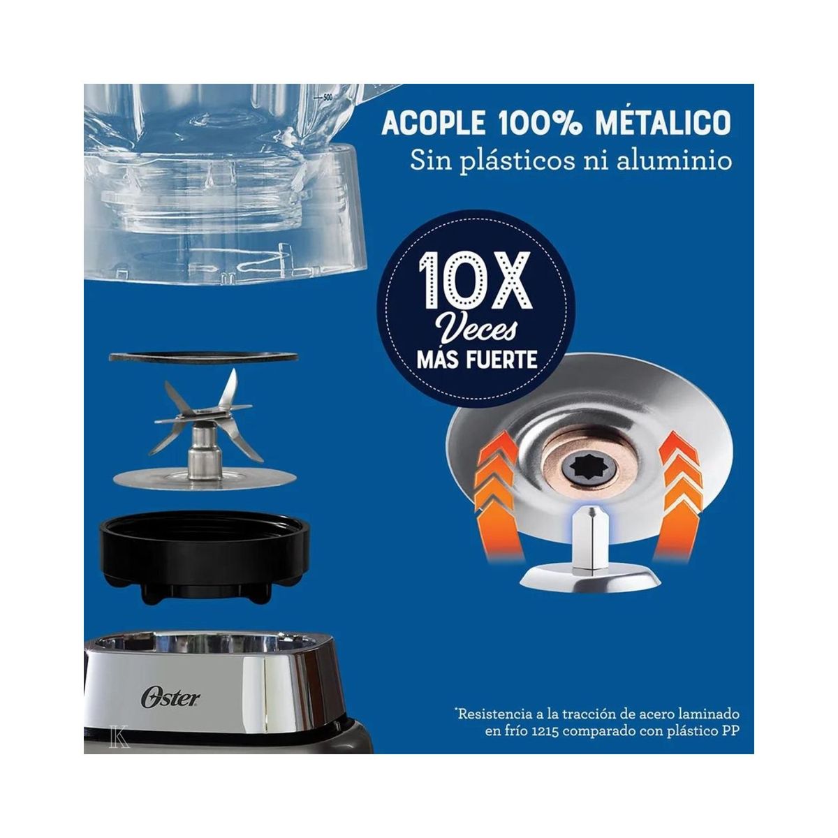 OSTER - Licuadora Oster® ActiveSense™ con Blend-N-Go BLSTTDGNBG