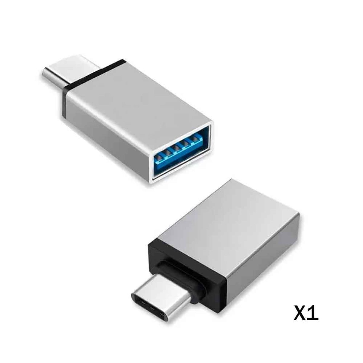 VARIOS - Adaptador USB C Macho a USB A Hembra