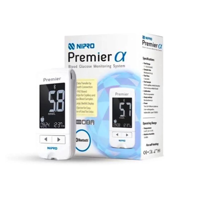 NIPRO - PACK GLUCOMETRO NIPRO PREMIER 60 TIRAS  110 LANC. SMART