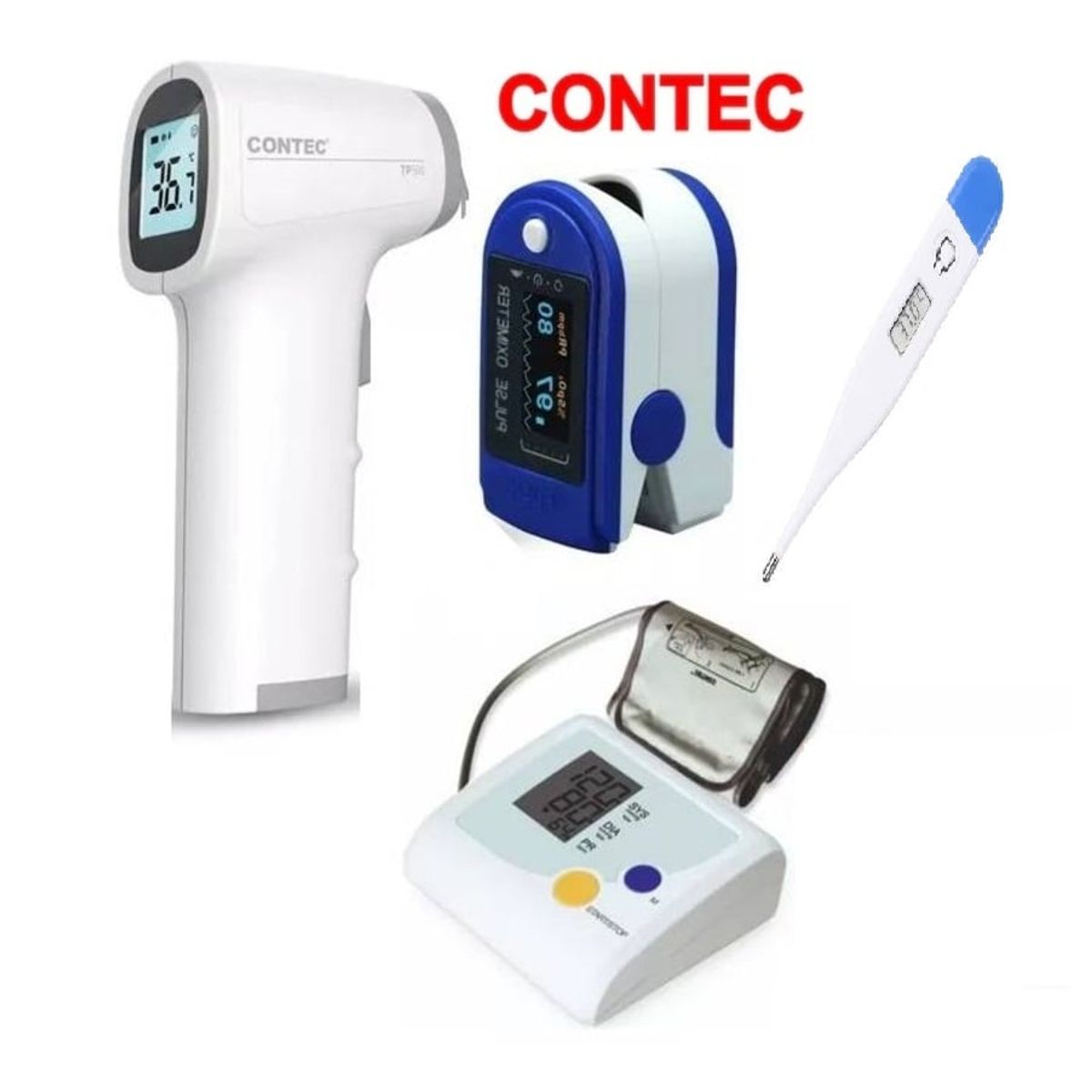 CONTEC - KIT CONTEC - OXIMETRO -TERMOMETRO -TENSIOMETRO