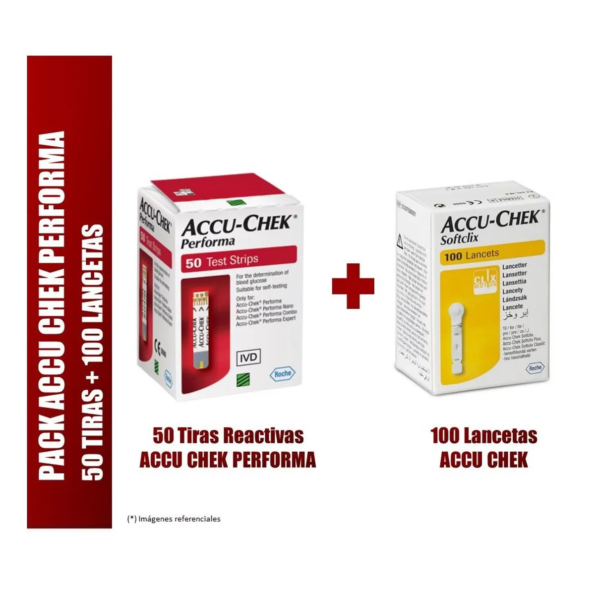 ACCU CHEK - PACK ACCU CHEK PERFORMA: 50 TIRAS Y 100 LANCETAS