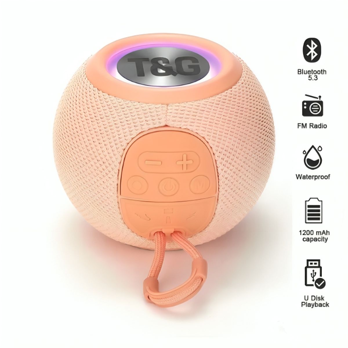 GENERICO - Parlante con Bluetooth Tipo Amazon Alexa Altavoz Inalámbrico Portátil