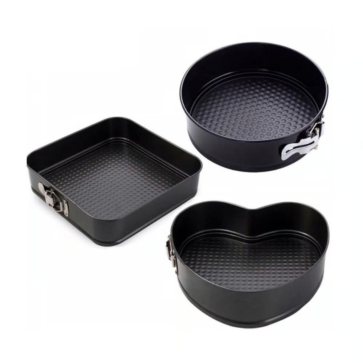 OEM - Set 3 Moldes para Hornerar Pasteles Antiadherente