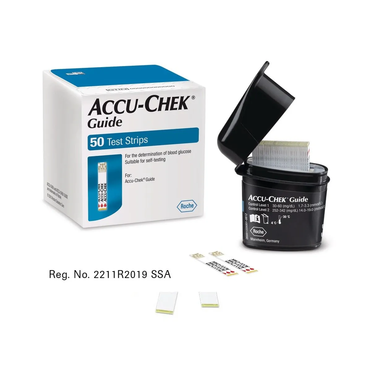 ACCU CHEK - 50 TIRAS REACTIVAS  ACCU CHEK GUIDE