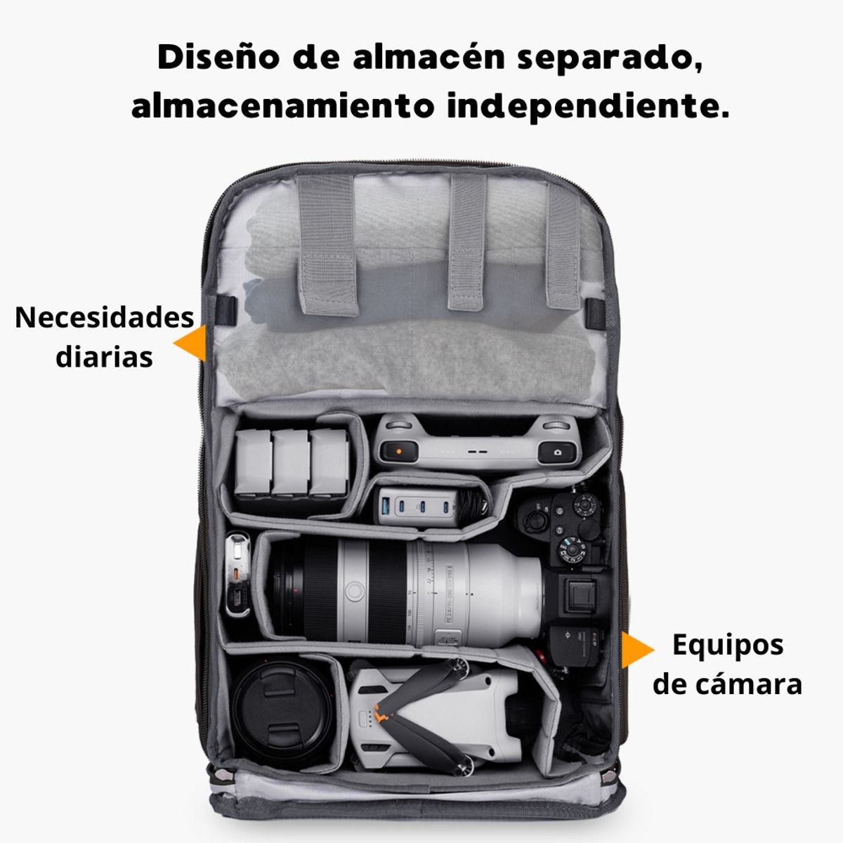 K&F CONCEPT - MOCHILA DE FOTOGRAFIA KYF CONCEPT KF13087AV6