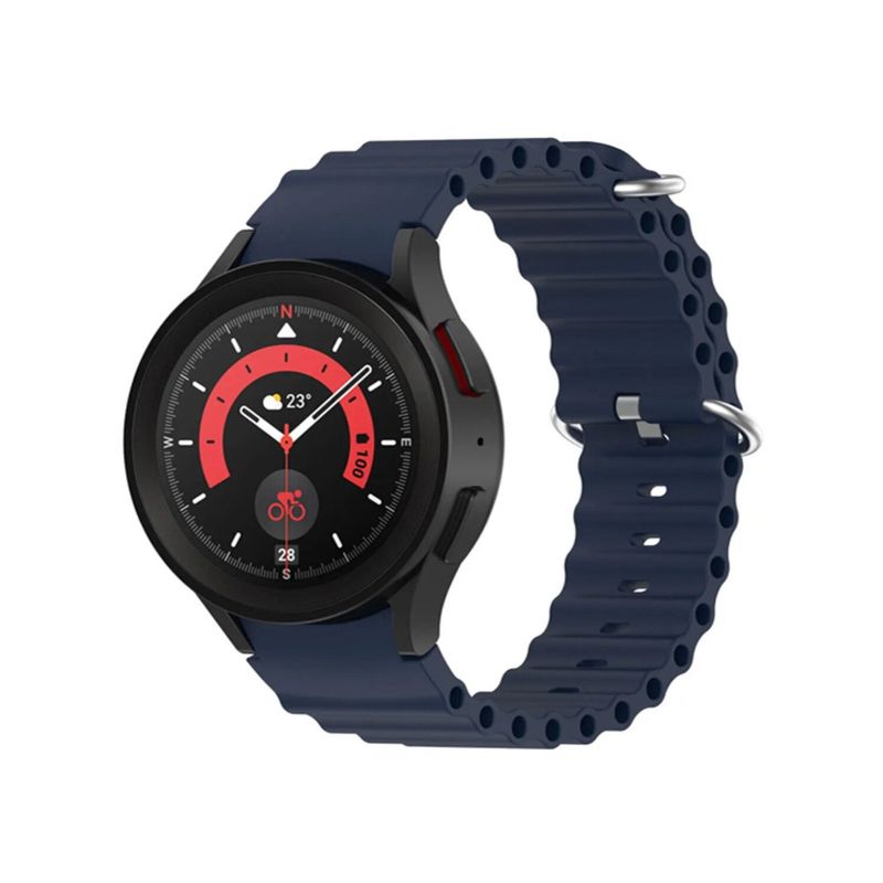 GENERICO - Correa Silicona Ocean para SAMSUNG WATCH 5 Pro - Azul