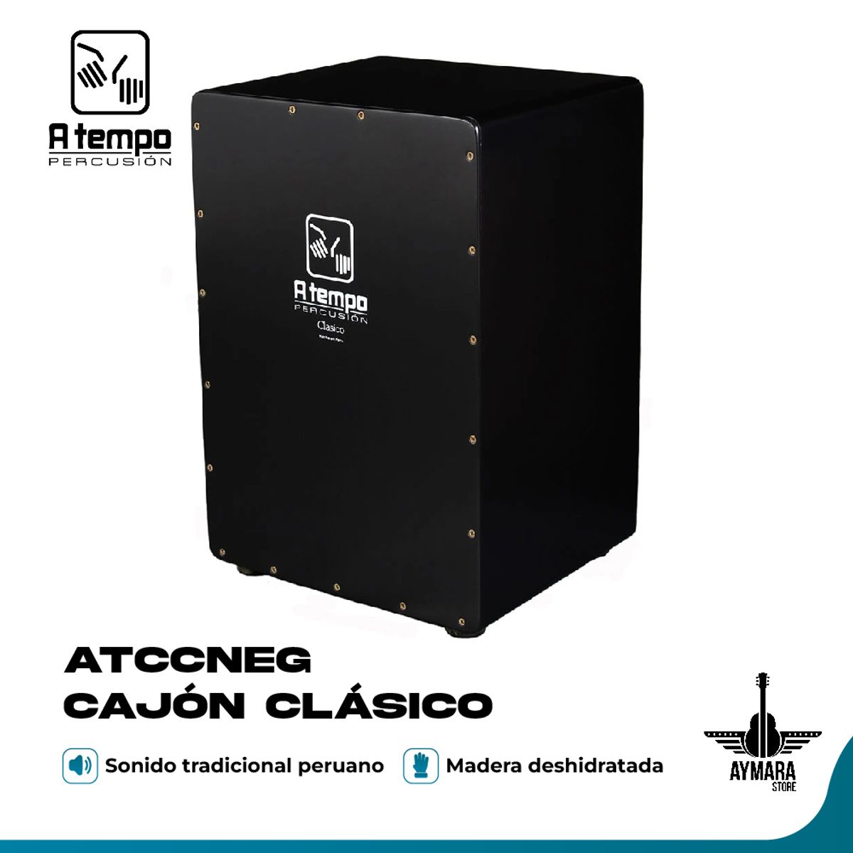 GENERICO - Cajón Atempo Clásico Negro ATCCNEG