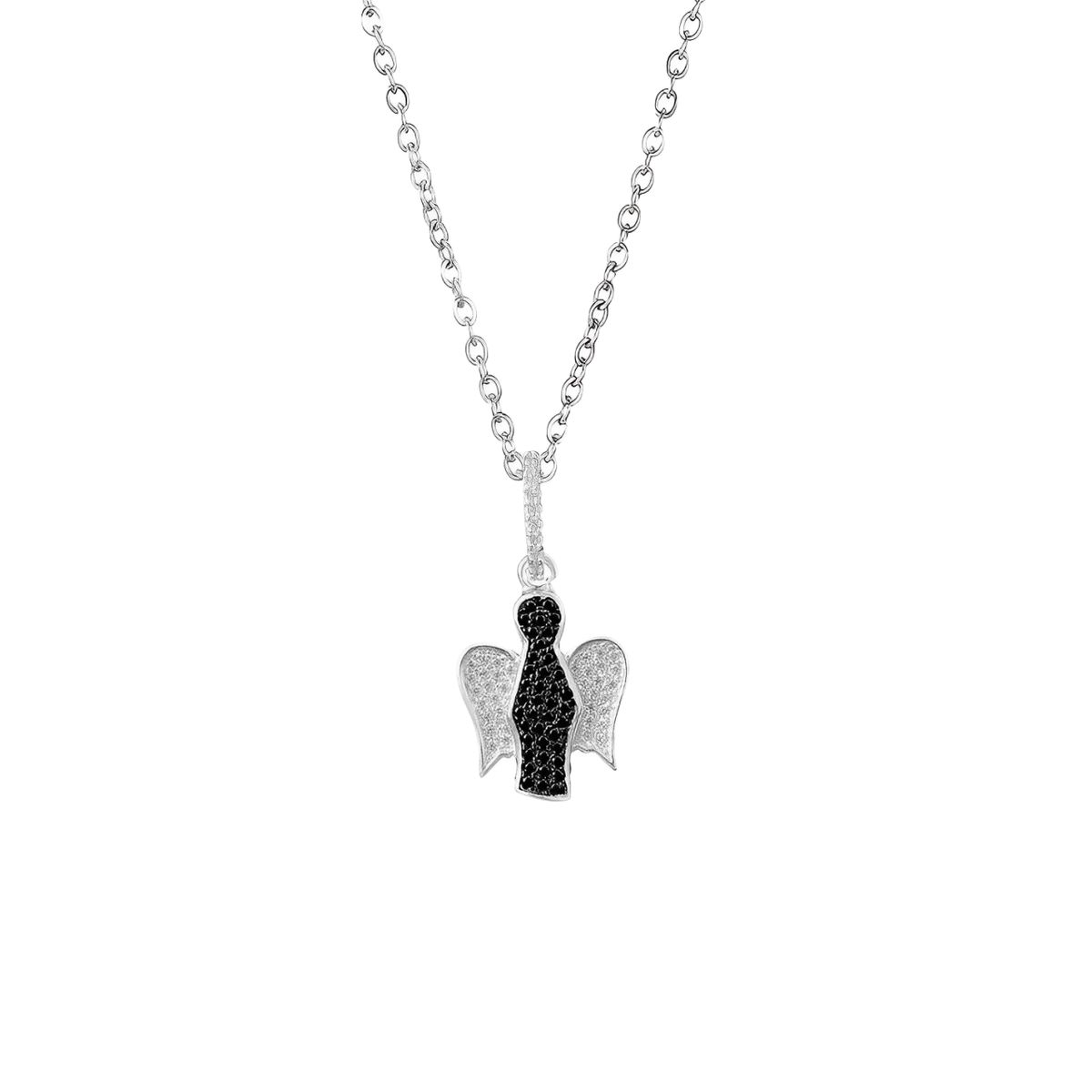 GENERICO - Collar Mujer Ángel Circones Regalo Novia Joya Plata 925