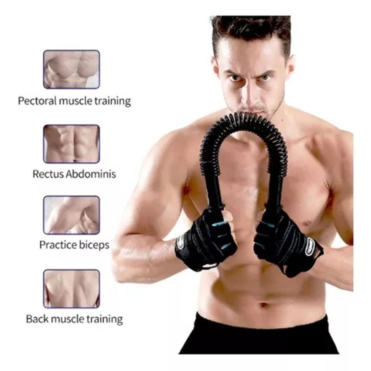 OEM - Barra Torsión Deportiva Ejercicios Brazo Fitness