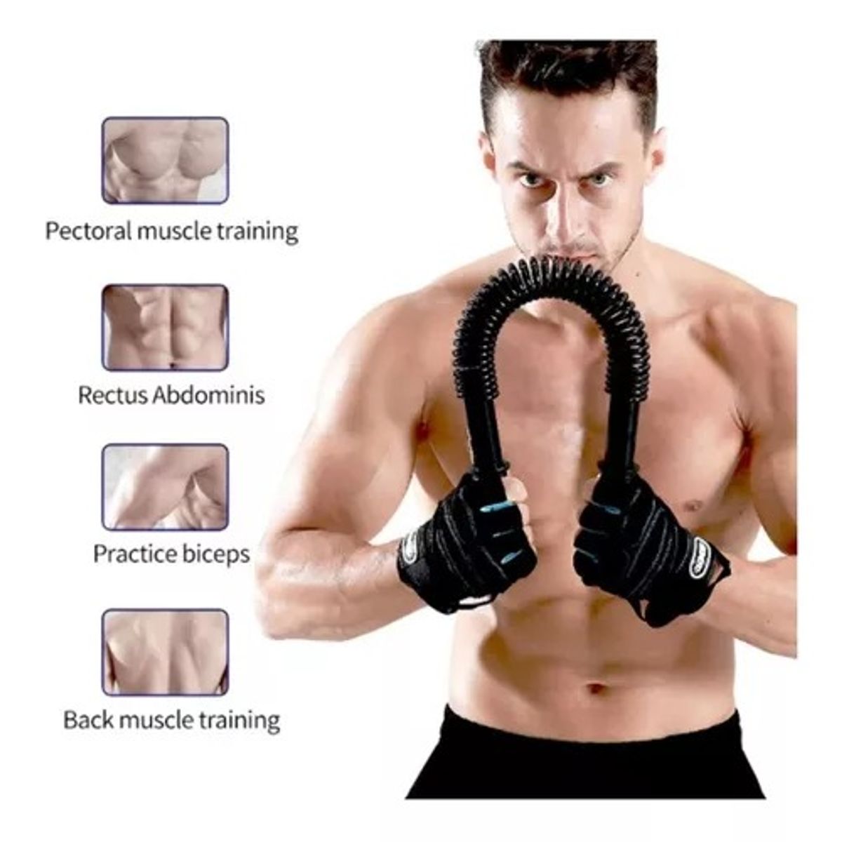 OEM - Barra Torsión Deportiva Ejercicios Brazo Fitness