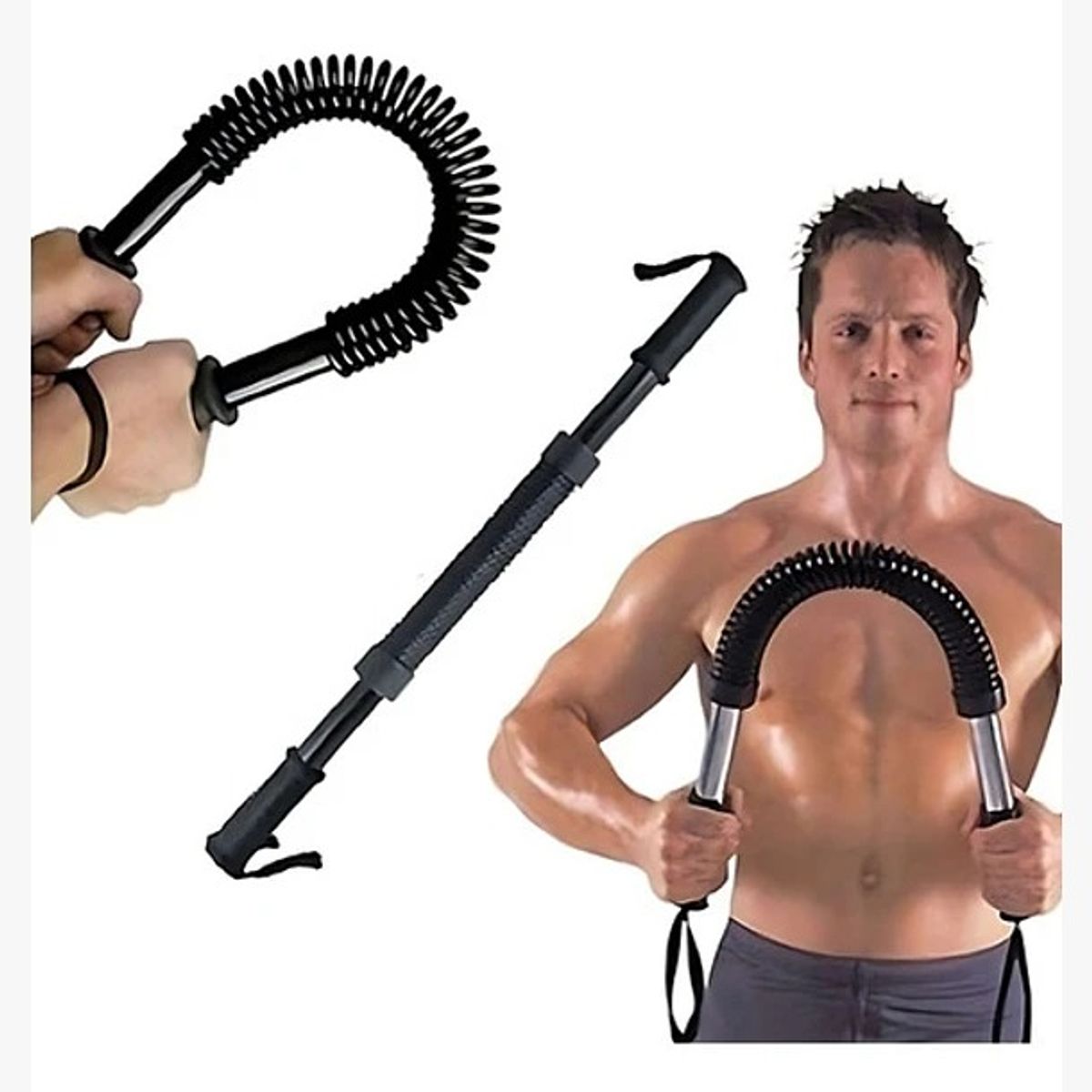 OEM - Barra Torsión Deportiva Ejercicios Brazo Fitness