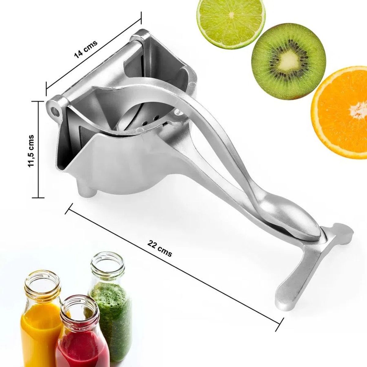 OEM - Exprimidor de Naranja Cítricos Manual de Acero Inoxidable Portátil