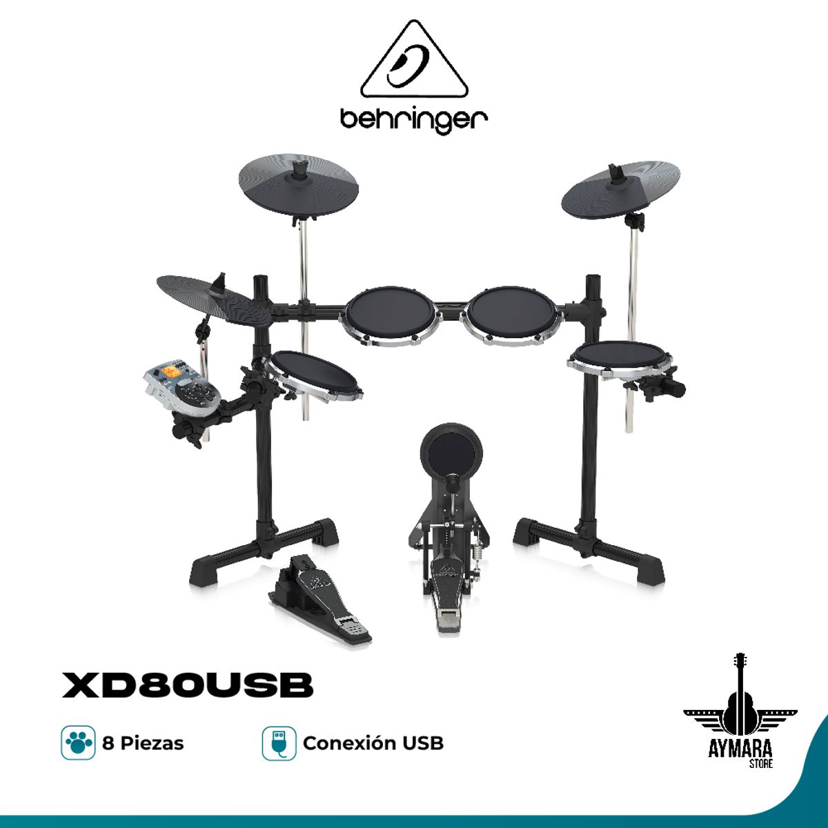 BEHRINGER - Batería Eléctrica Behringer XD80USB