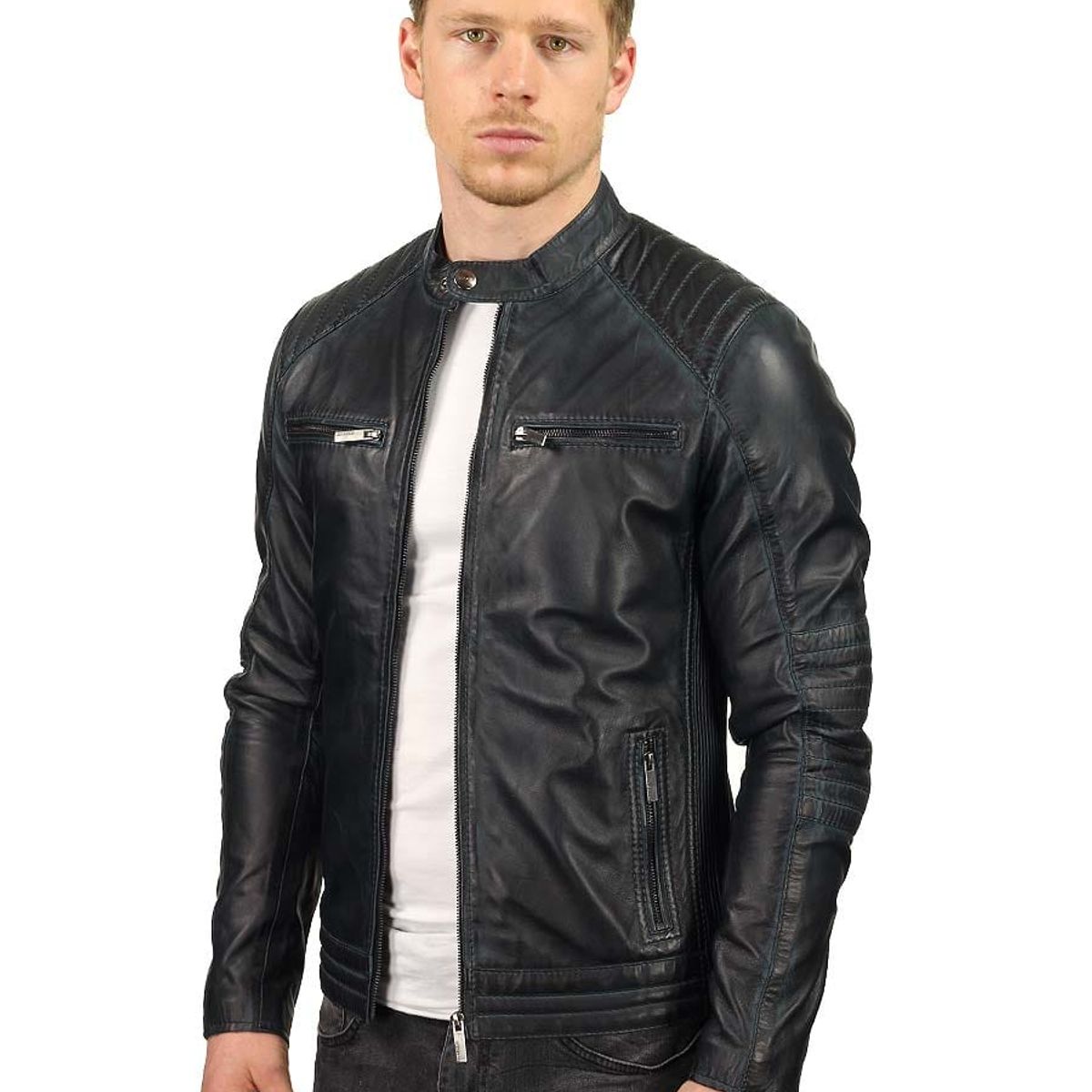 OEM - Casaca Importada de Cuero para Caballero