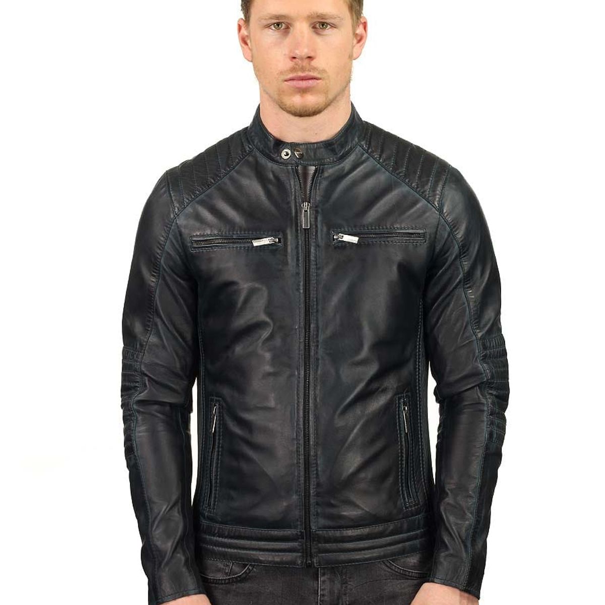 OEM - Casaca Importada de Cuero para Caballero